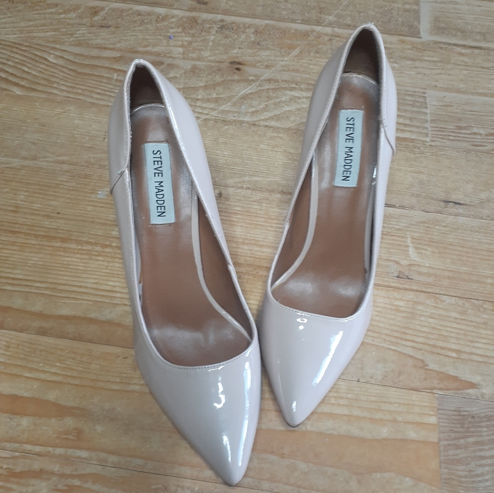 Steve Madden Pallass Womens 8.5M Nude Heel